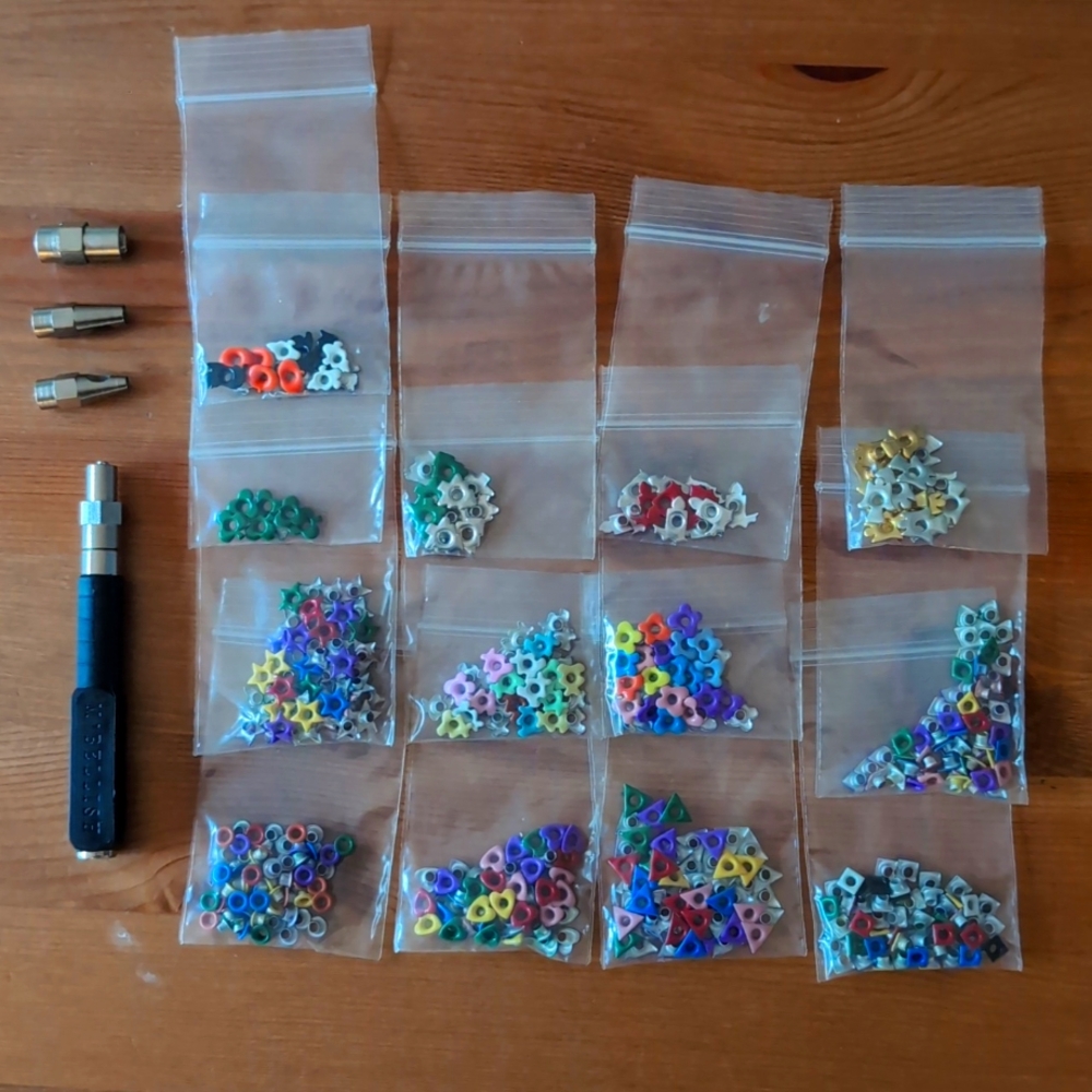 M'Bellish scrapbooking/card making eyelet embellishments multiple shapes/themes